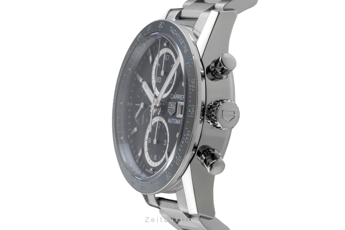 Tag Heuer Carrera chronograph steel automatic men's watch CV201AJ-10  [2606353]