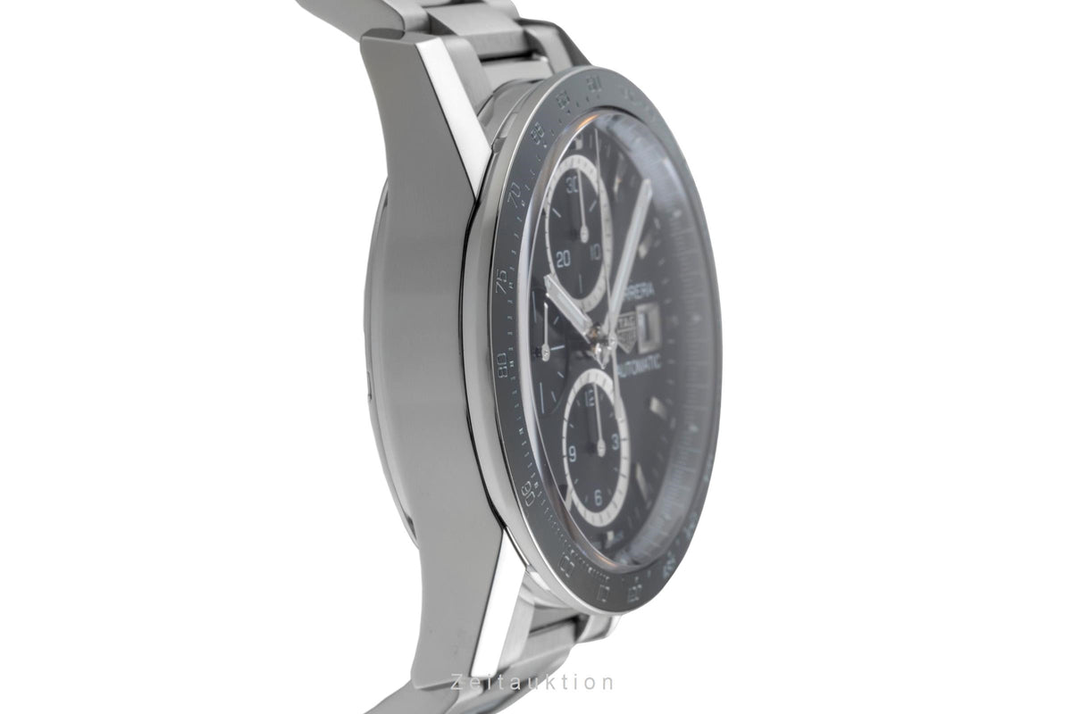 Tag Heuer Carrera chronograph steel automatic men's watch CV201AJ-10  [2606353]