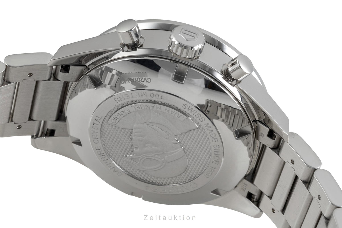 Tag Heuer Carrera chronograph steel automatic men's watch CV201AJ-10  [2606353]