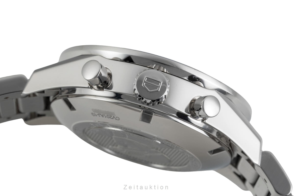Tag Heuer Carrera chronograph steel automatic men's watch CV201AJ-10  [2606353]