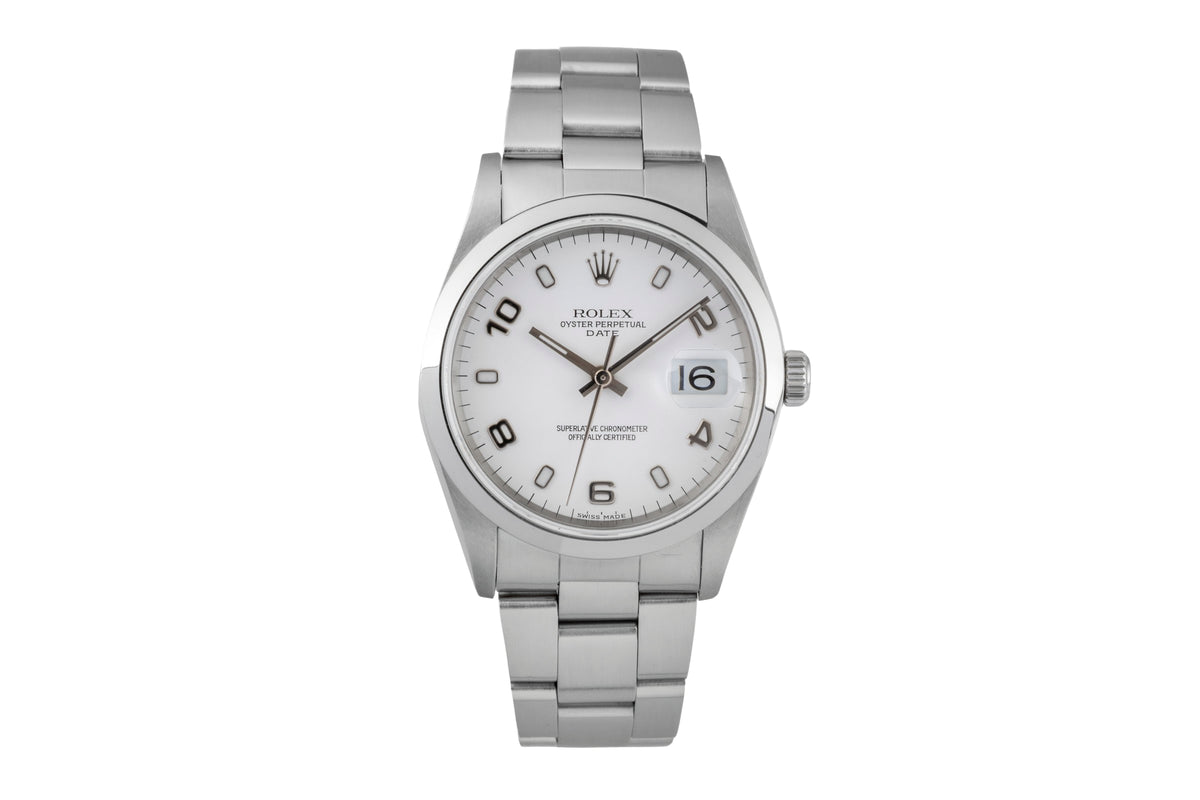 Rolex Date 34 Oyster Edelstahl Automatik Herrenuhr Ref. 15200 A-Serie [2606361]