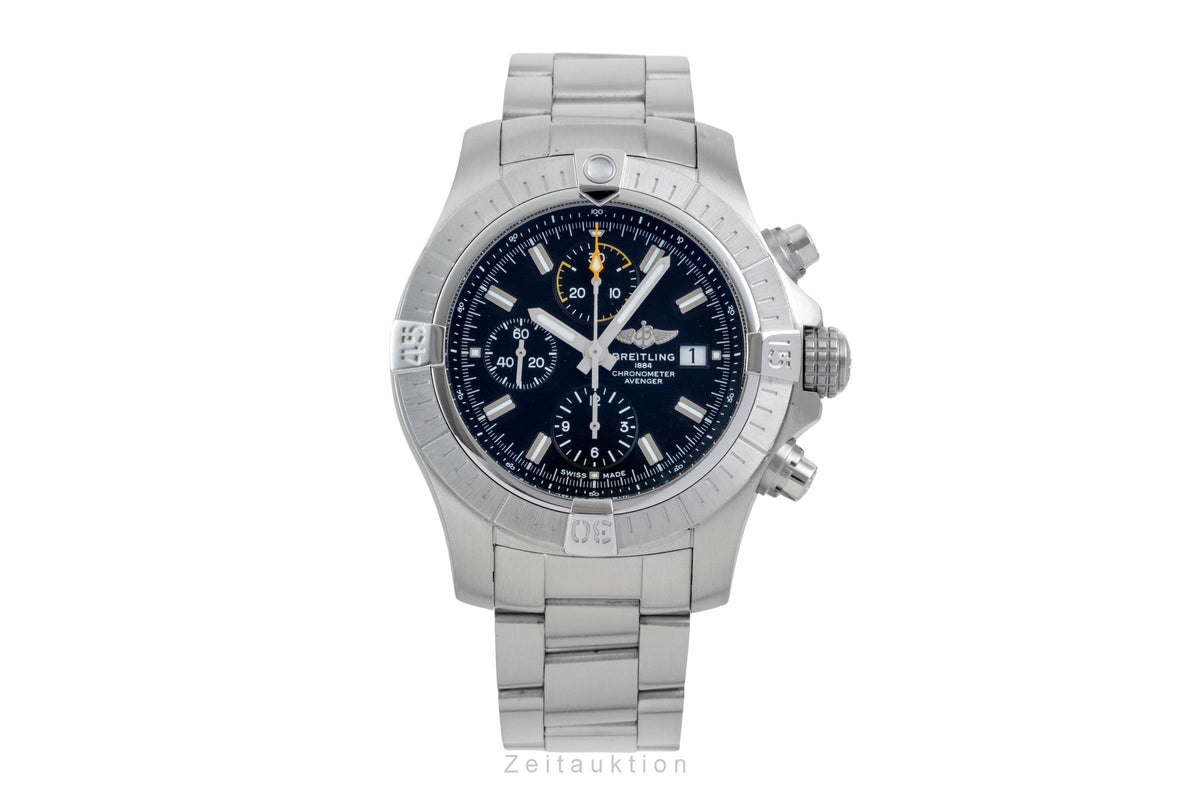 Breitling Avenger cronografo acciaio automatismo orologio da uomo A13317  [2606370]