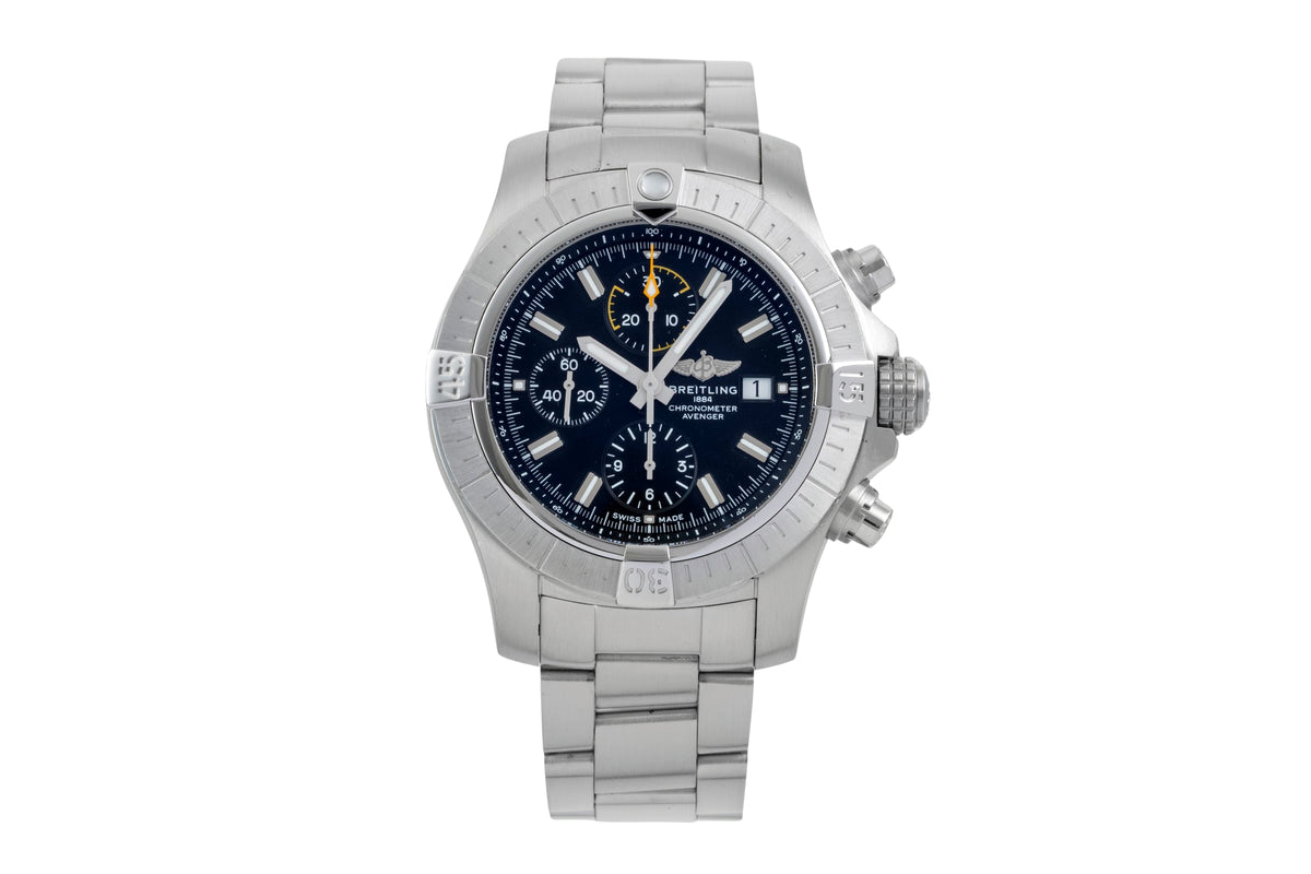 Breitling Avenger cronografo acciaio automatismo orologio da uomo A13317  [2606370]
