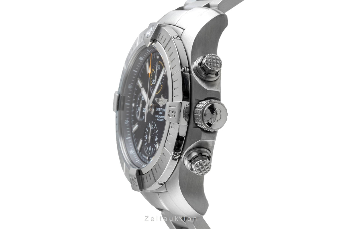 Breitling Avenger cronografo acciaio automatismo orologio da uomo A13317  [2606370]