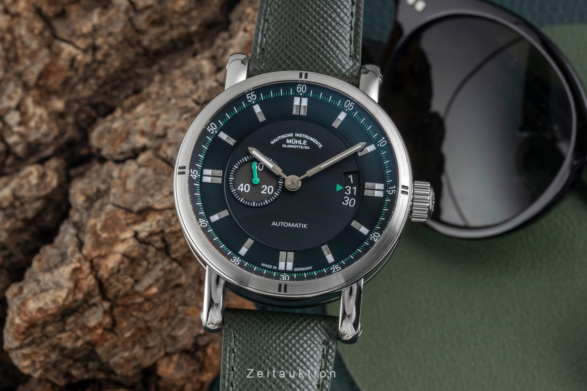 Mühle Glashütte Teutonia II Racing Green Automatik Ref. M1-29-74-LB B&P 2021 [2606373]