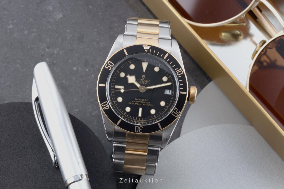 Tudor Heritage Black Bay Stahl Gold Automatik Ref.79733N-0008 B&P 2019 [2606378]
