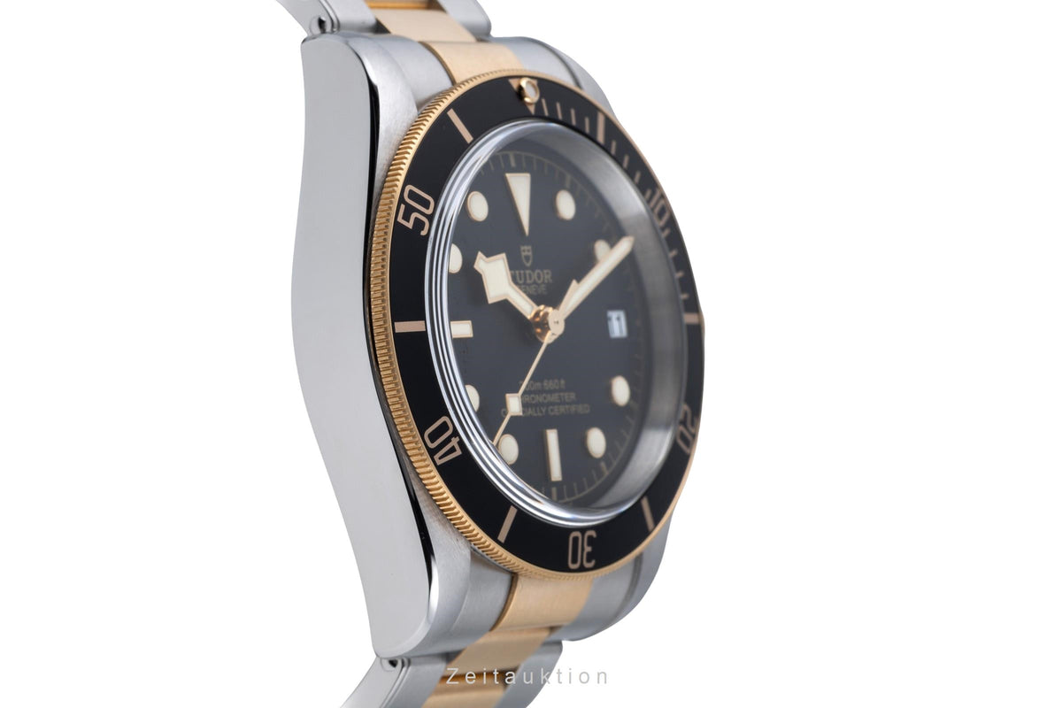 Tudor Heritage Black Bay Stahl Gold Automatik Ref.79733N-0008 B&P 2019 [2606378]
