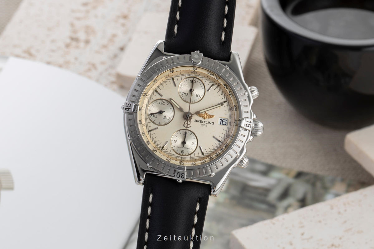 Breitling Chronomat cronografo acciaio automatismo orologio da uomo A13050 Limited  [2606379]