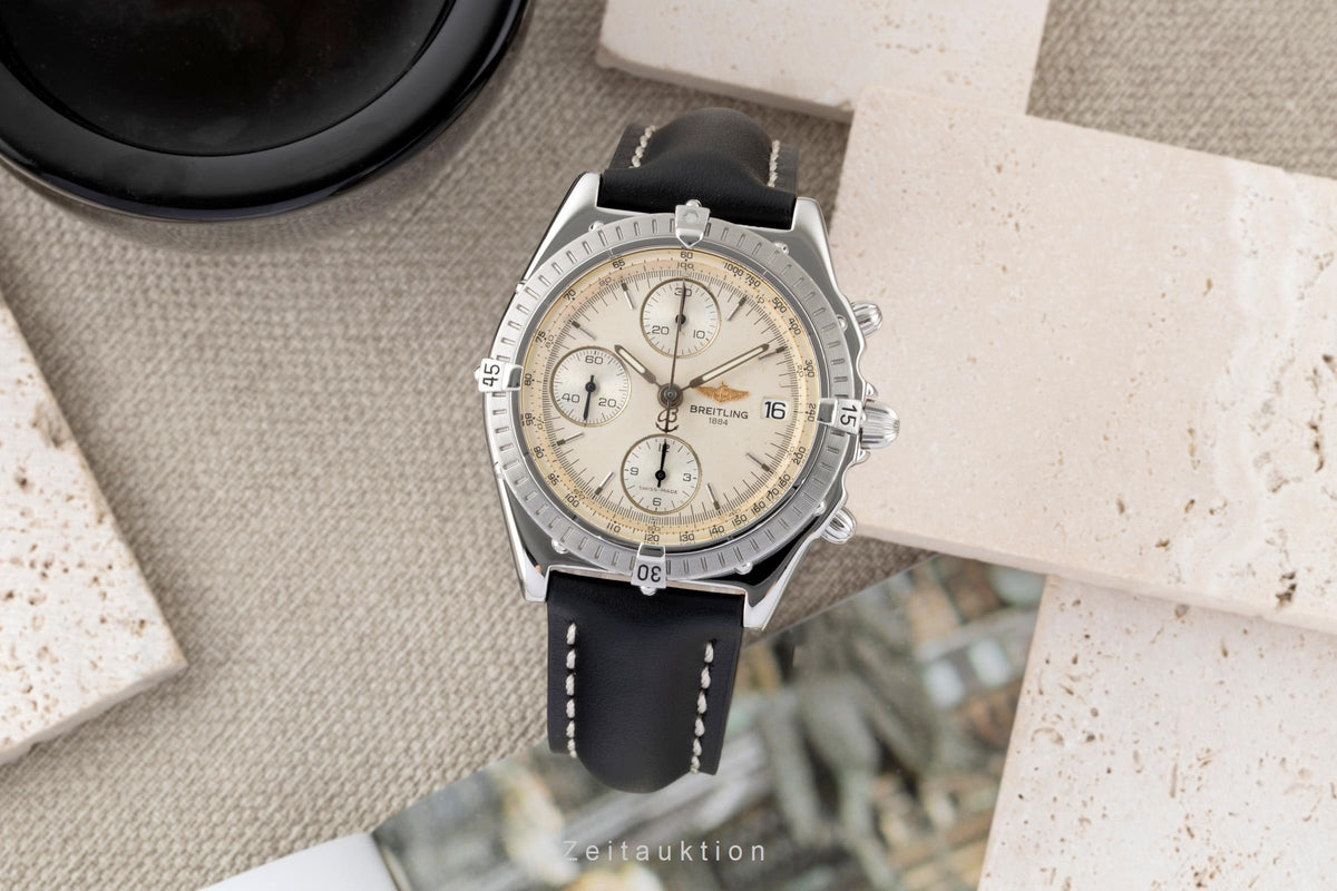 Breitling Chronomat cronografo acciaio automatismo orologio da uomo A13050 Limited  [2606379]