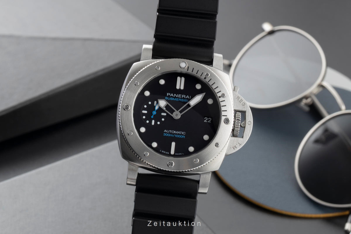 Panerai Luminor Submersible Automatik Herrenuhr Ref. PAM00973 B&P 2019 [2606380]
