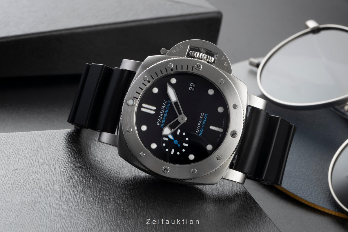 Panerai Luminor Submersible Automatik Herrenuhr Ref. PAM00973 B&P 2019 [2606380]