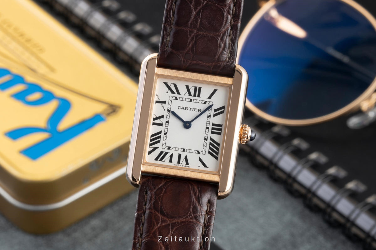 Cartier Tank steel / gold quartz women's watch W5200024  [2606382]