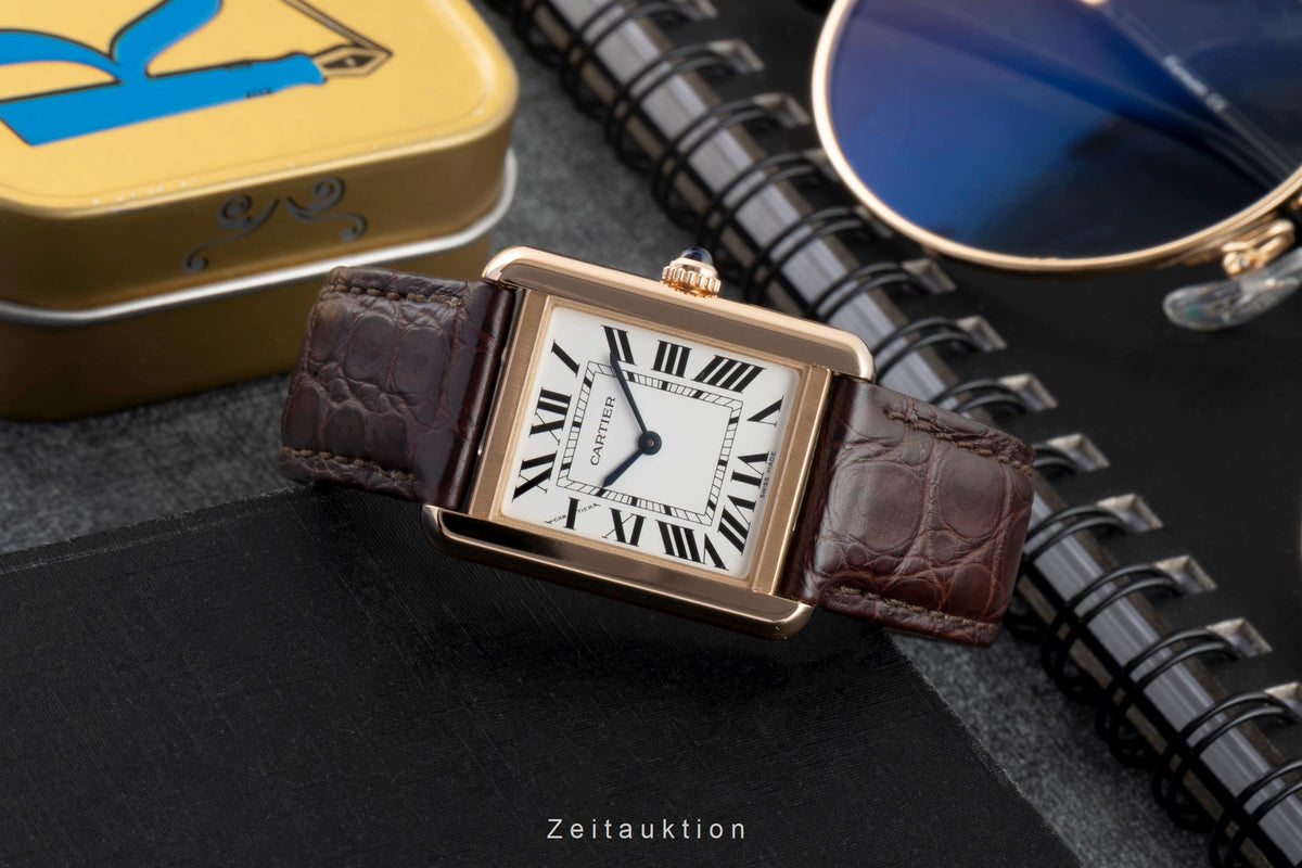 Cartier Tank steel / gold quartz women's watch W5200024  [2606382]