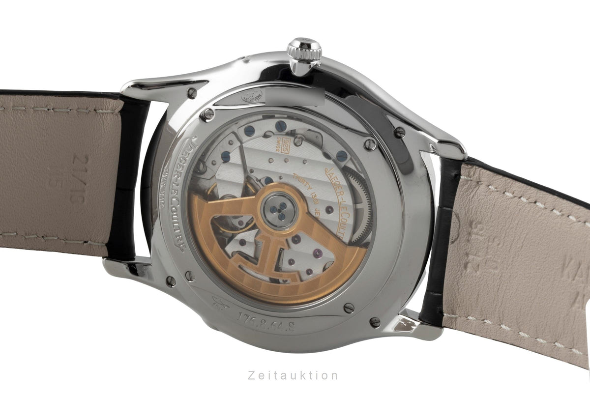 Jaeger LeCoultre Master Ultra Thin acciaio automatismo orologio da uomo Q1368470  176.8.64.S  [2606383]
