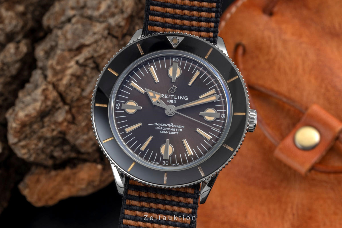 Breitling Superocean Heritage 42 acciaio automatismo orologio da uomo A103703A1Q1W1  [2606389]
