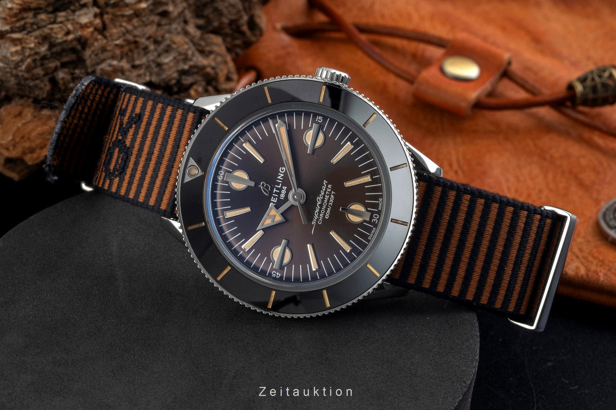 Breitling Superocean Heritage 42 acciaio automatismo orologio da uomo A103703A1Q1W1  [2606389]