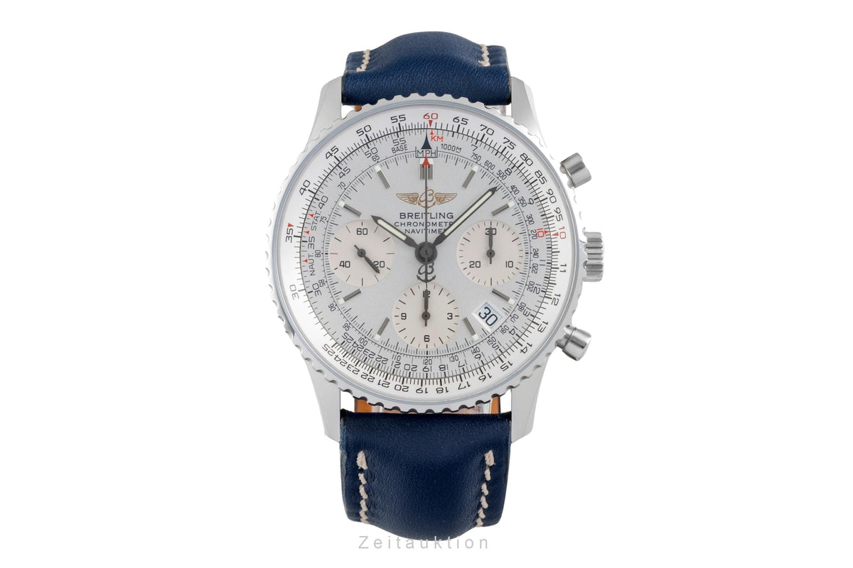 Breitling Navitimer chronographe acier automatique montre pour hommes A23322 LP: 7450EUR  [2606392]