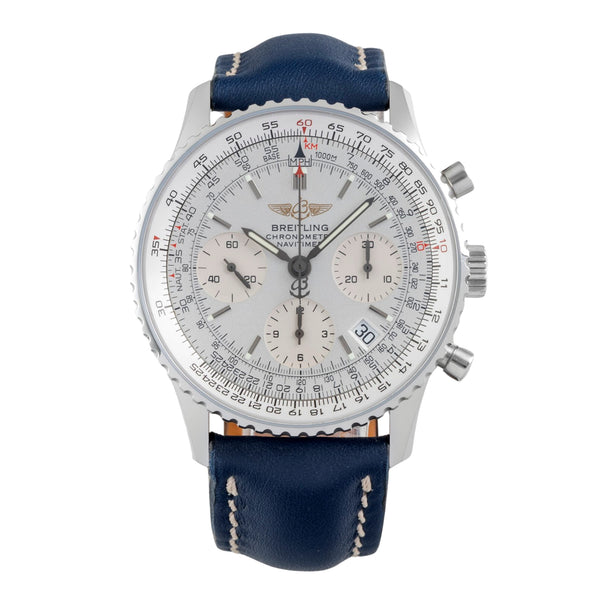 Breitling Navitimer chronographe acier automatique montre pour hommes A23322 LP: 7450EUR  [2606392]