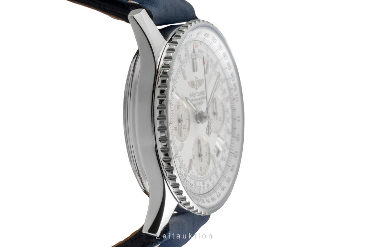 Breitling Navitimer chronographe acier automatique montre pour hommes A23322 LP: 7450EUR  [2606392]
