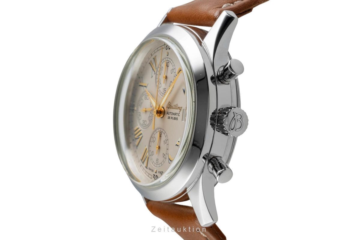 Breitling Grand Premier Chronograph Stahl Automatik Herrenuhr A13024.1 B&P 2000 [2606393]