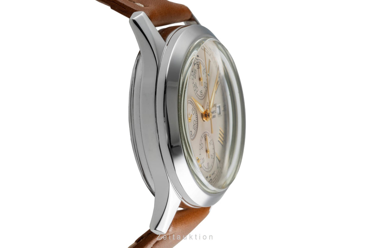Breitling Grand Premier Chronograph Stahl Automatik Herrenuhr A13024.1 B&P 2000 [2606393]