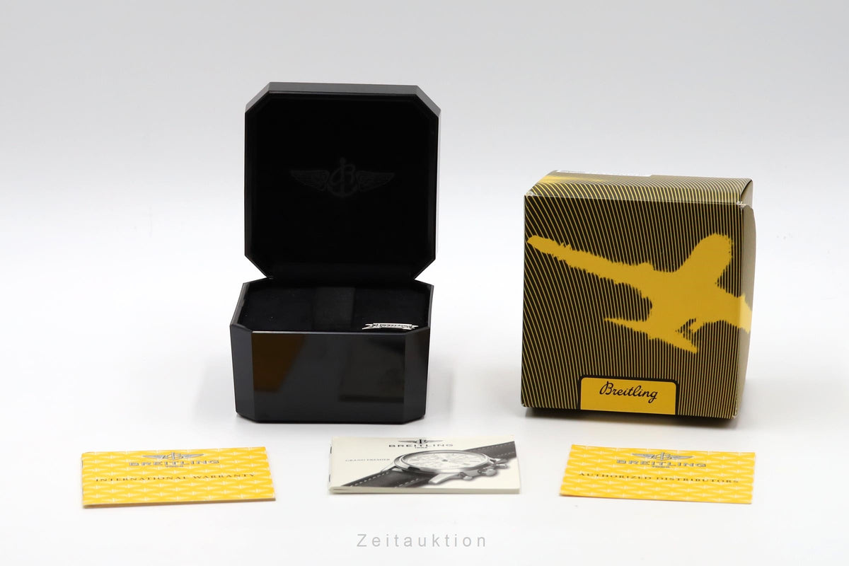 Breitling Grand Premier Chronograph Stahl Automatik Herrenuhr A13024.1 B&P 2000 [2606393]