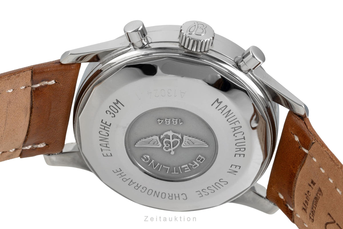 Breitling Grand Premier Chronograph Stahl Automatik Herrenuhr A13024.1 B&P 2000 [2606393]
