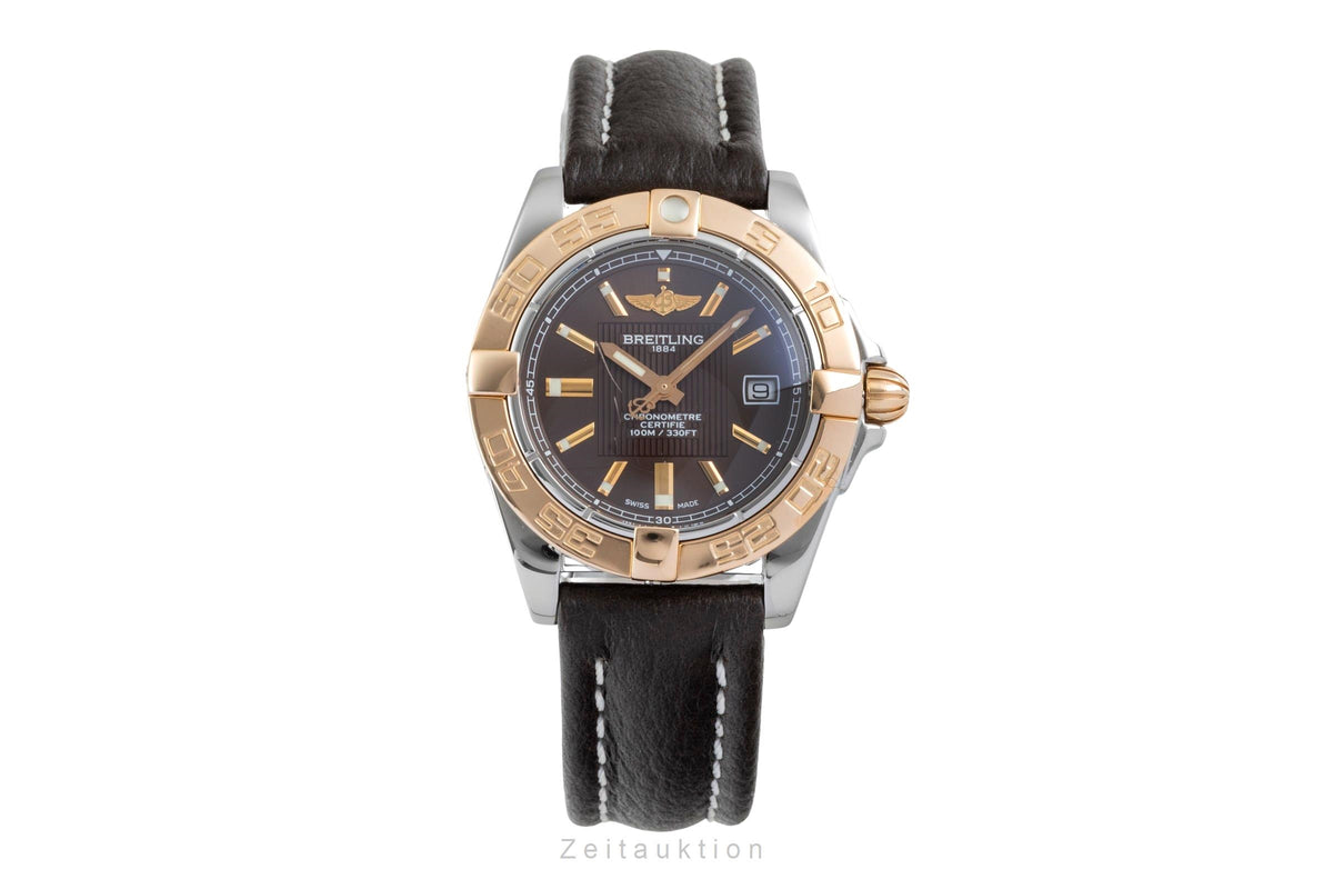 Breitling Cockpit Galactic Lady 32 Stahl / Roségold Damenuhr Datum Ref. C71356 [2606395]
