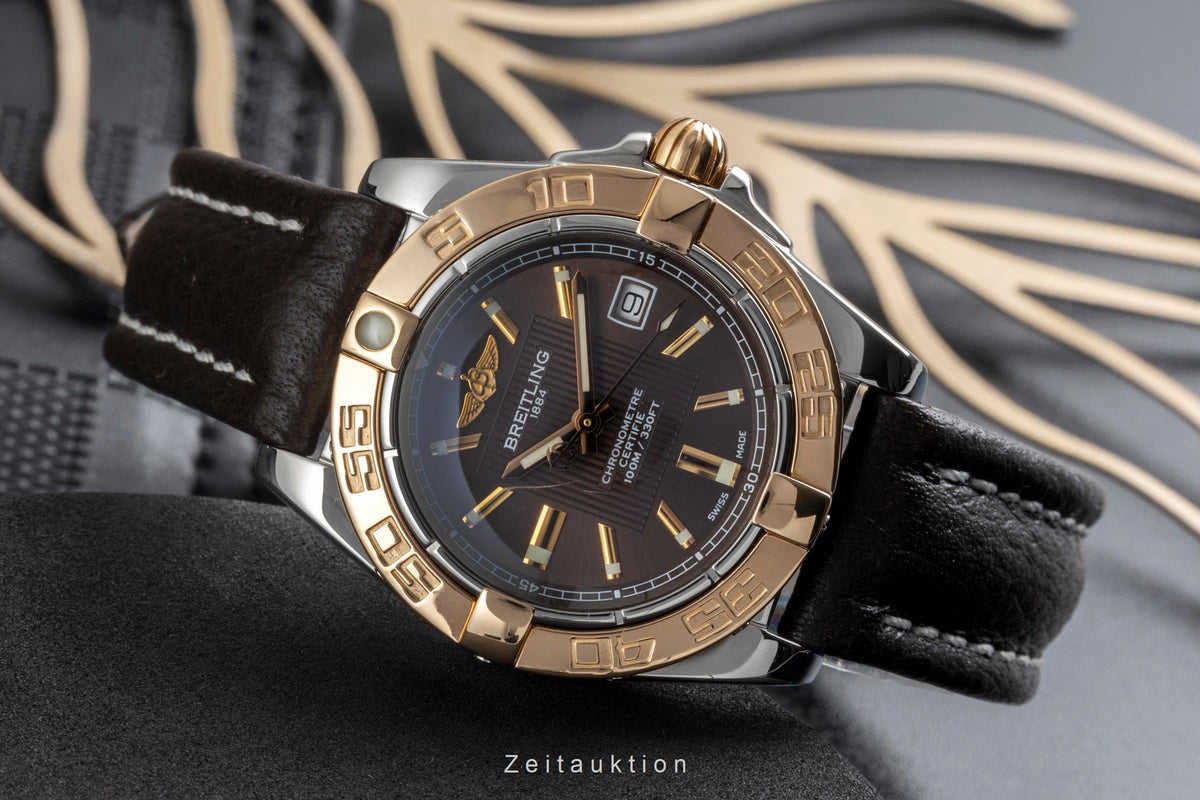 Breitling Cockpit Galactic Lady 32 Stahl / Roségold Damenuhr Datum Ref. C71356 [2606395]