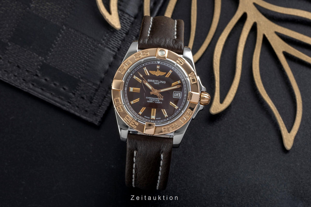 Breitling Cockpit Galactic Lady 32 Stahl / Roségold Damenuhr Datum Ref. C71356 [2606395]