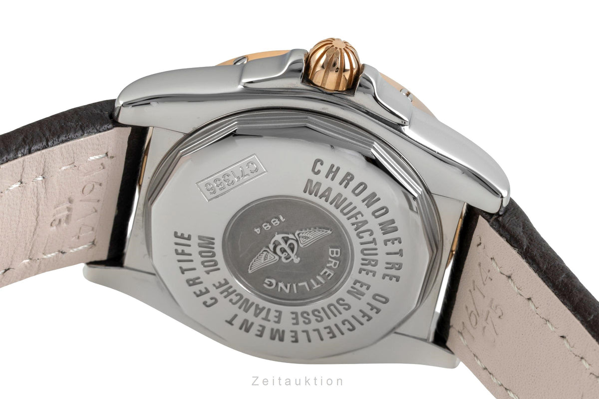Breitling Cockpit Galactic Lady 32 Stahl / Roségold Damenuhr Datum Ref. C71356 [2606395]