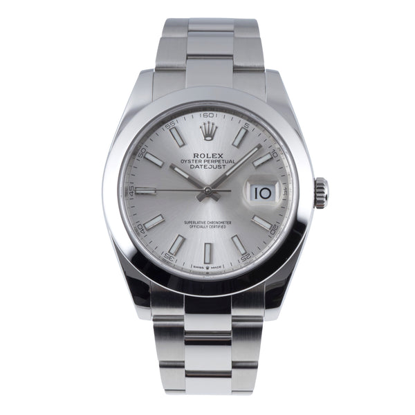 Rolex Datejust steel automatic men's watch 126300  [2606397]