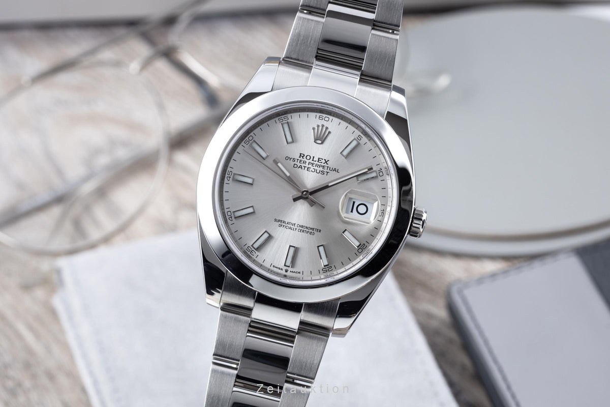 Rolex Datejust steel automatic men's watch 126300  [2606397]
