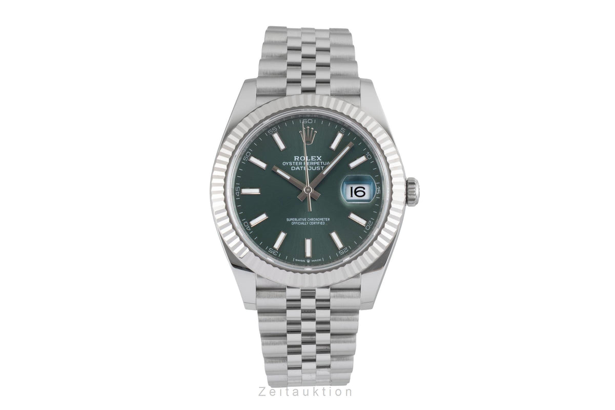 Rolex Datejust acciaio / oro bianco automatismo orologio da uomo 126334-0028  [2606399]