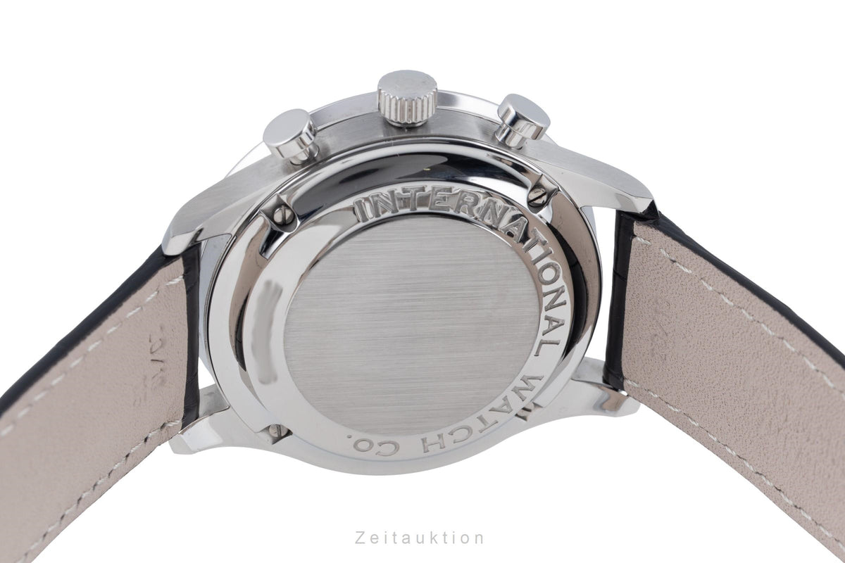 IWC Portugieser chronographe acier automatique montre pour hommes IW371445 LP: 9200EUR  [2606402]