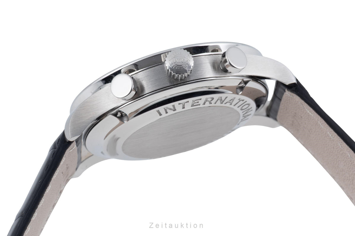 IWC Portugieser chronographe acier automatique montre pour hommes IW371445 LP: 9200EUR  [2606402]