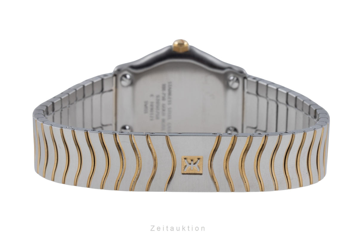 Ebel Classic Wave Lady Stahl / Gold MOP Damenuhr Ref. E1090121 B&P 2001 [2606404]