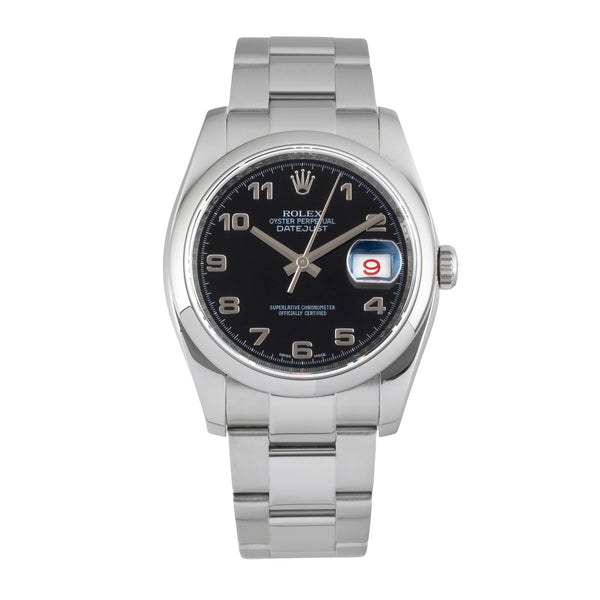 Rolex Datejust 36 Oyster Edelstahl Automatik Herrenuhr Ref. 116200 Z-Serie [2606405]