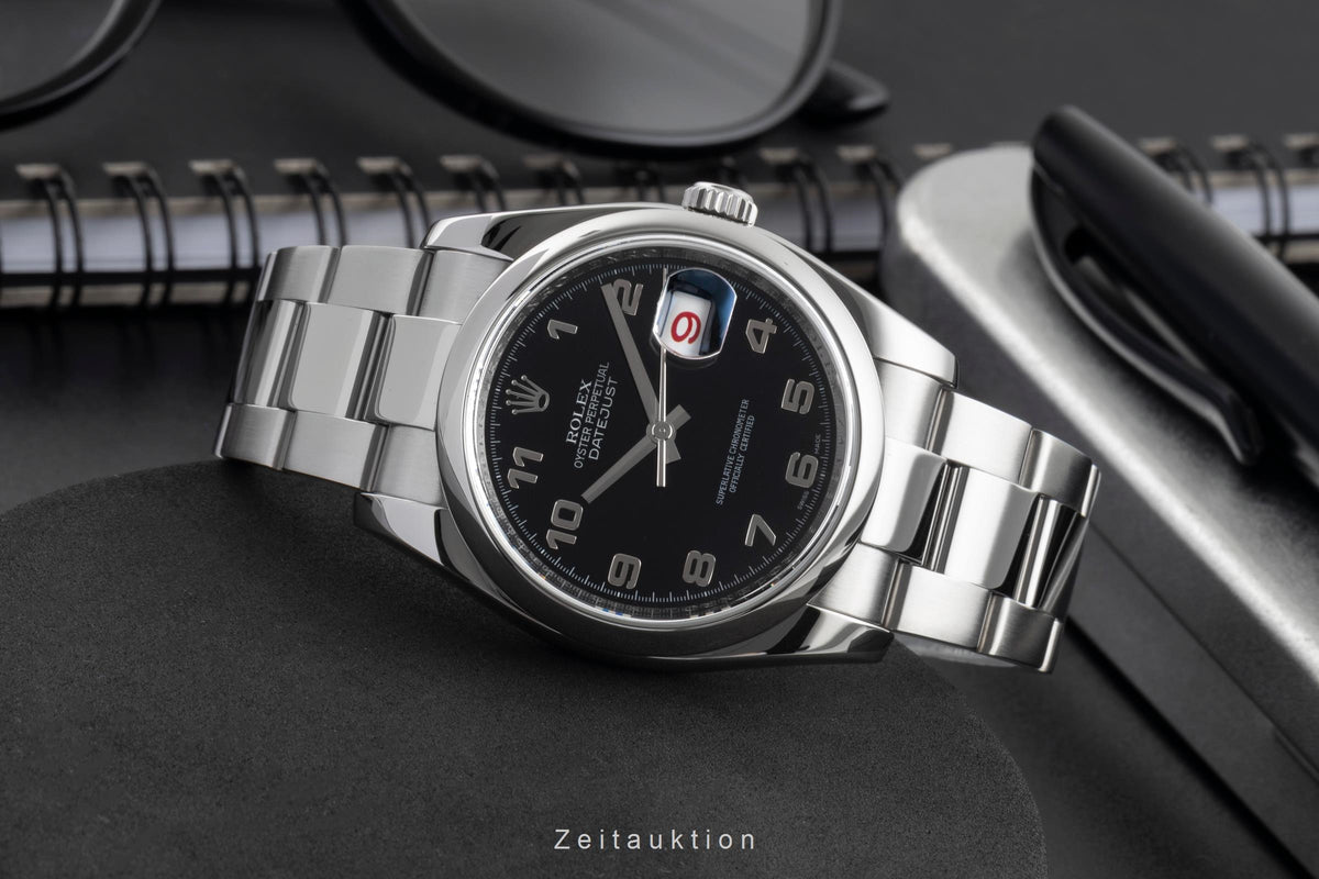 Rolex Datejust 36 Oyster Edelstahl Automatik Herrenuhr Ref. 116200 Z-Serie [2606405]