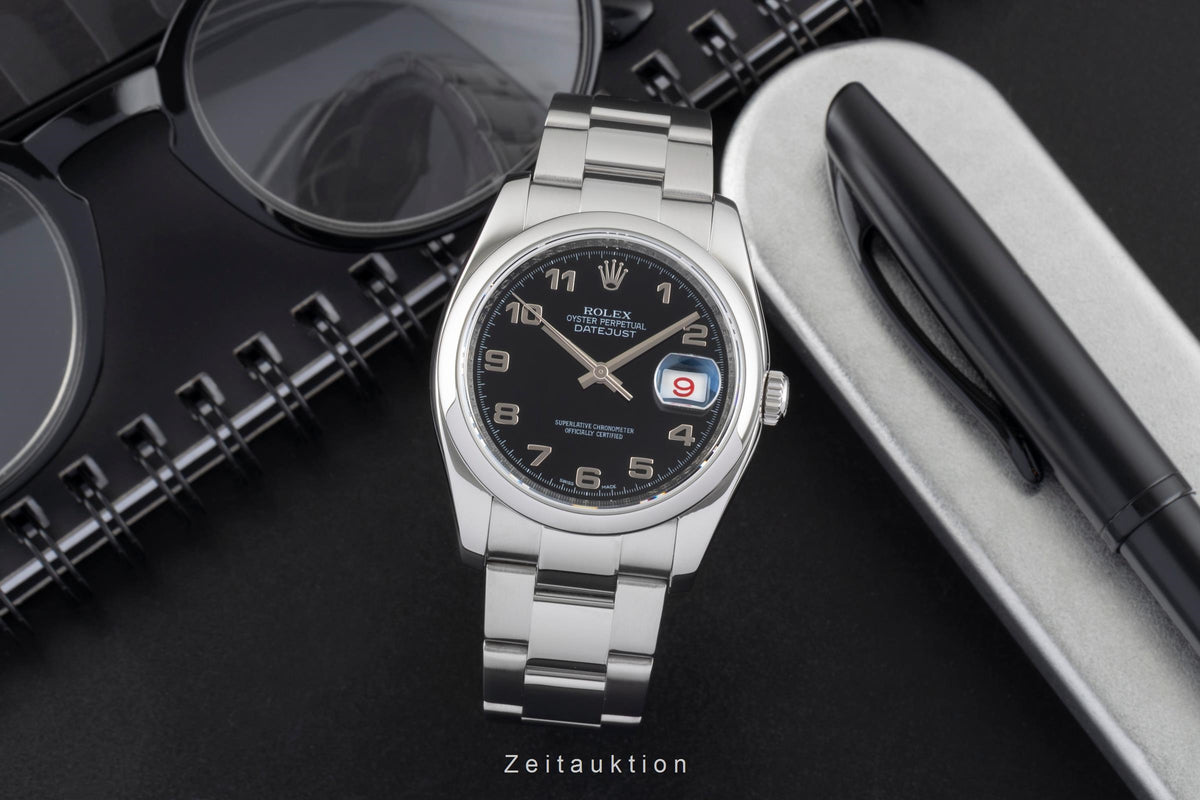 Rolex Datejust 36 Oyster Edelstahl Automatik Herrenuhr Ref. 116200 Z-Serie [2606405]