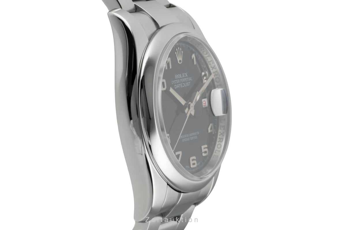Rolex Datejust 36 Oyster Edelstahl Automatik Herrenuhr Ref. 116200 Z-Serie [2606405]