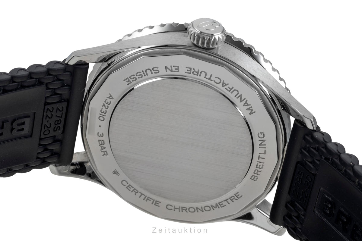 Breitling Navitimer GMT acier automatique montre pour hommes A32310251B1A1 LP: 6100EUR  [2606417]