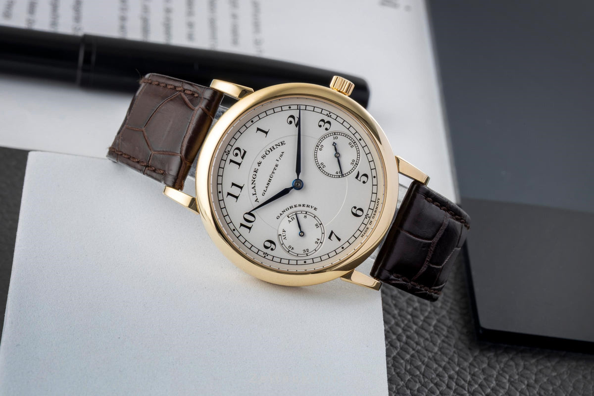A. Lange & Söhne 1815 AUF / AB 18k Gold Handaufzug Herrenuhr Ref. 221.021 [2606421]