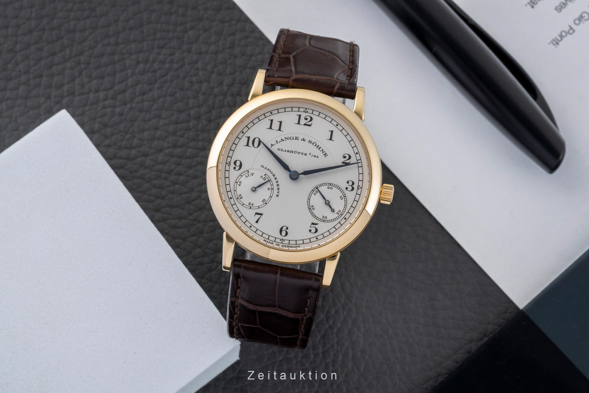 A. Lange & Söhne 1815 AUF / AB 18k Gold Handaufzug Herrenuhr Ref. 221.021 [2606421]