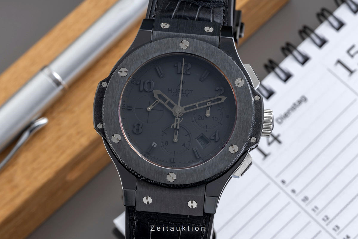 Hublot Big Bang chronograph ceramic / titanium automatic men's watch 301.CX.134.RX Limited  [2606441]