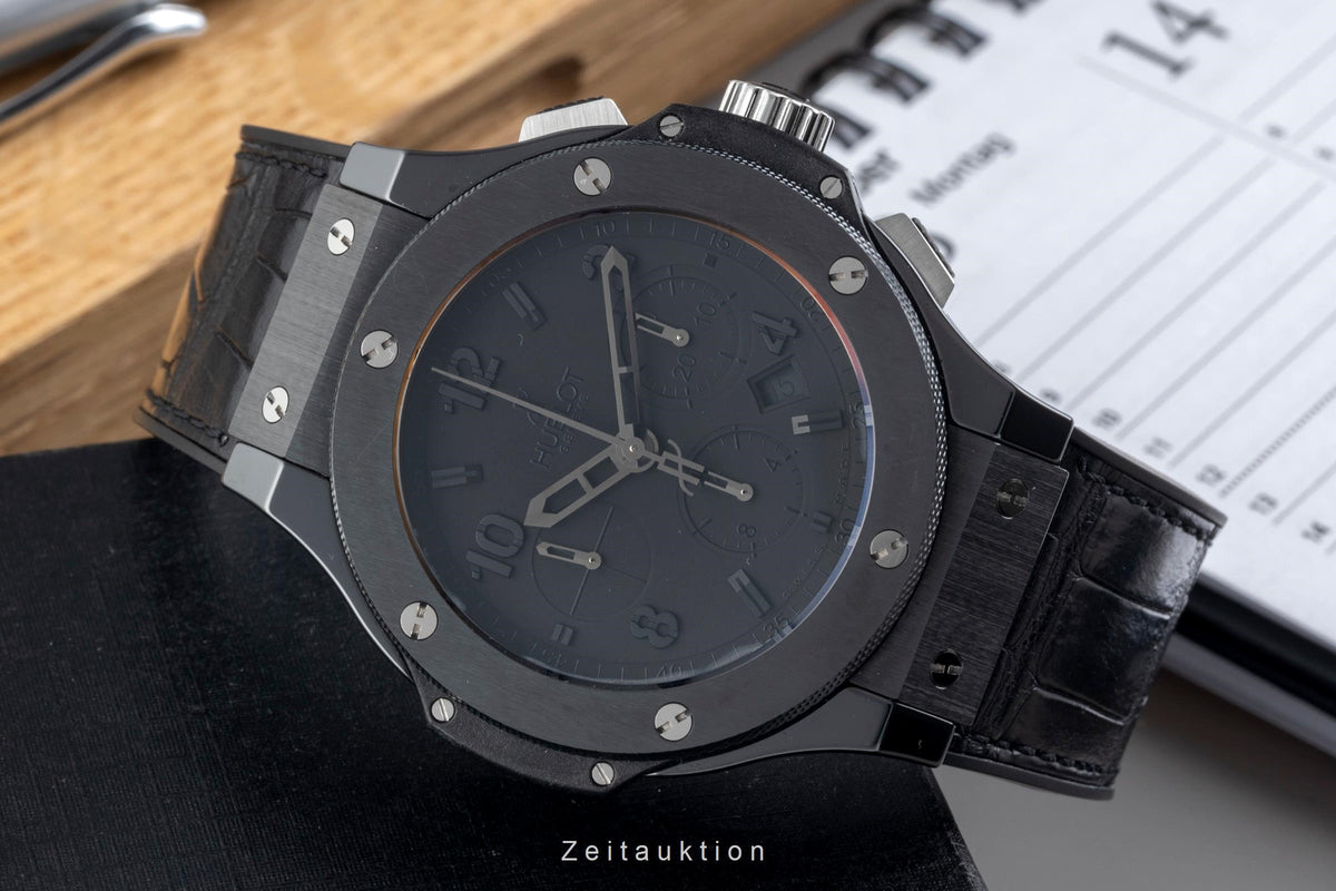 Hublot Big Bang chronograph ceramic / titanium automatic men's watch 301.CX.134.RX Limited  [2606441]