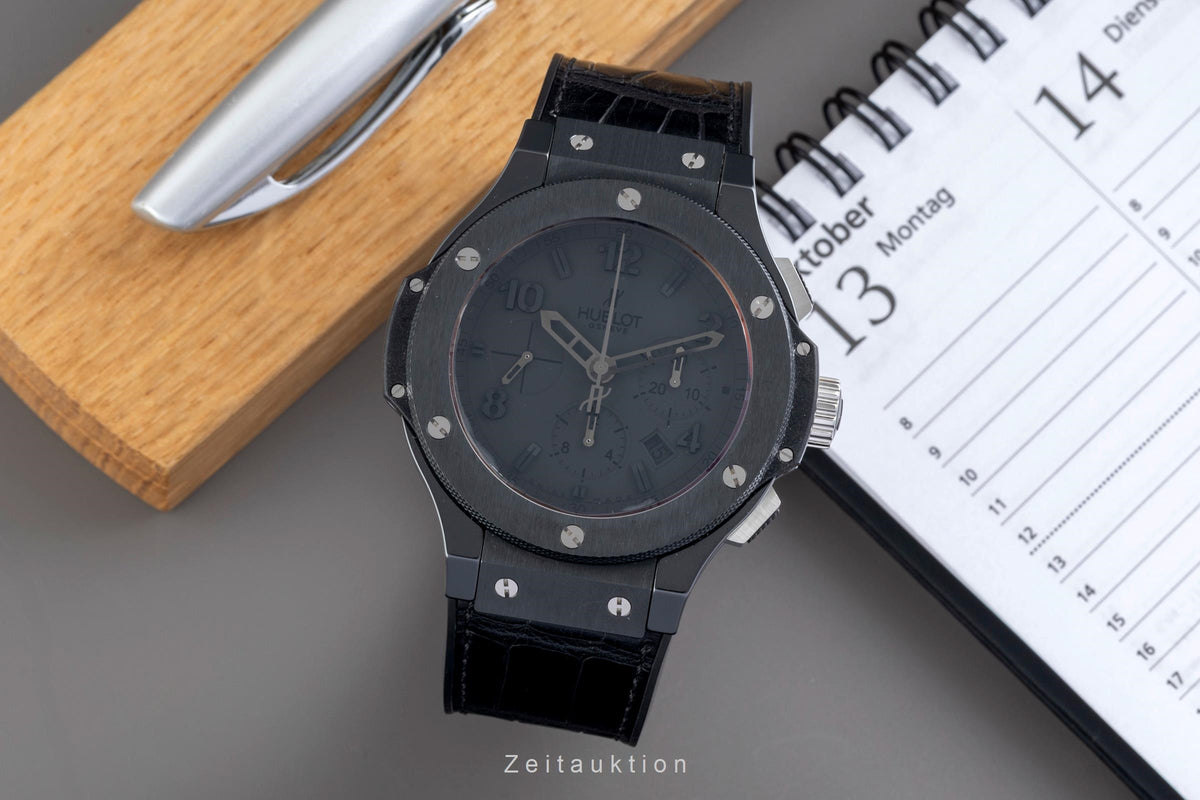 Hublot Big Bang chronograph ceramic / titanium automatic men's watch 301.CX.134.RX Limited  [2606441]