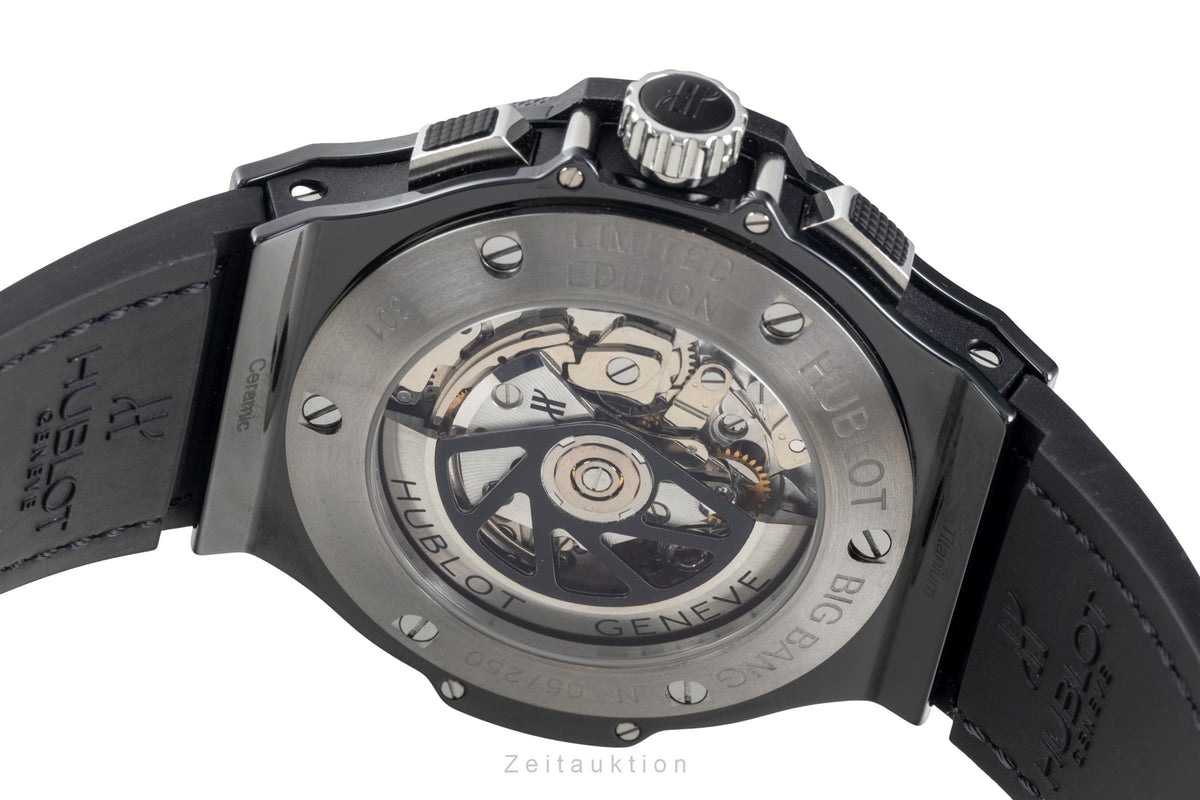 Hublot Big Bang chronograph ceramic / titanium automatic men's watch 301.CX.134.RX Limited  [2606441]