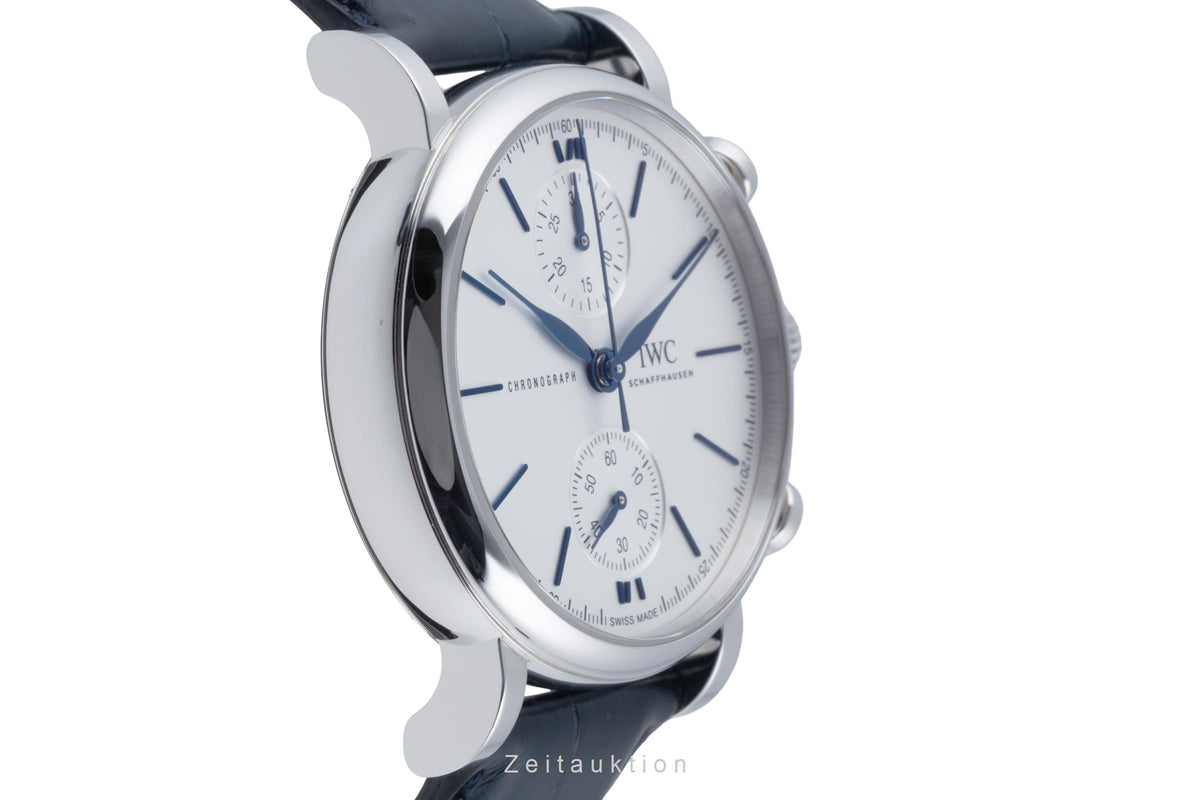 IWC Portofino chronographe acier automatique montre pour hommes IW391407 LP: 6800EUR  [2606443]