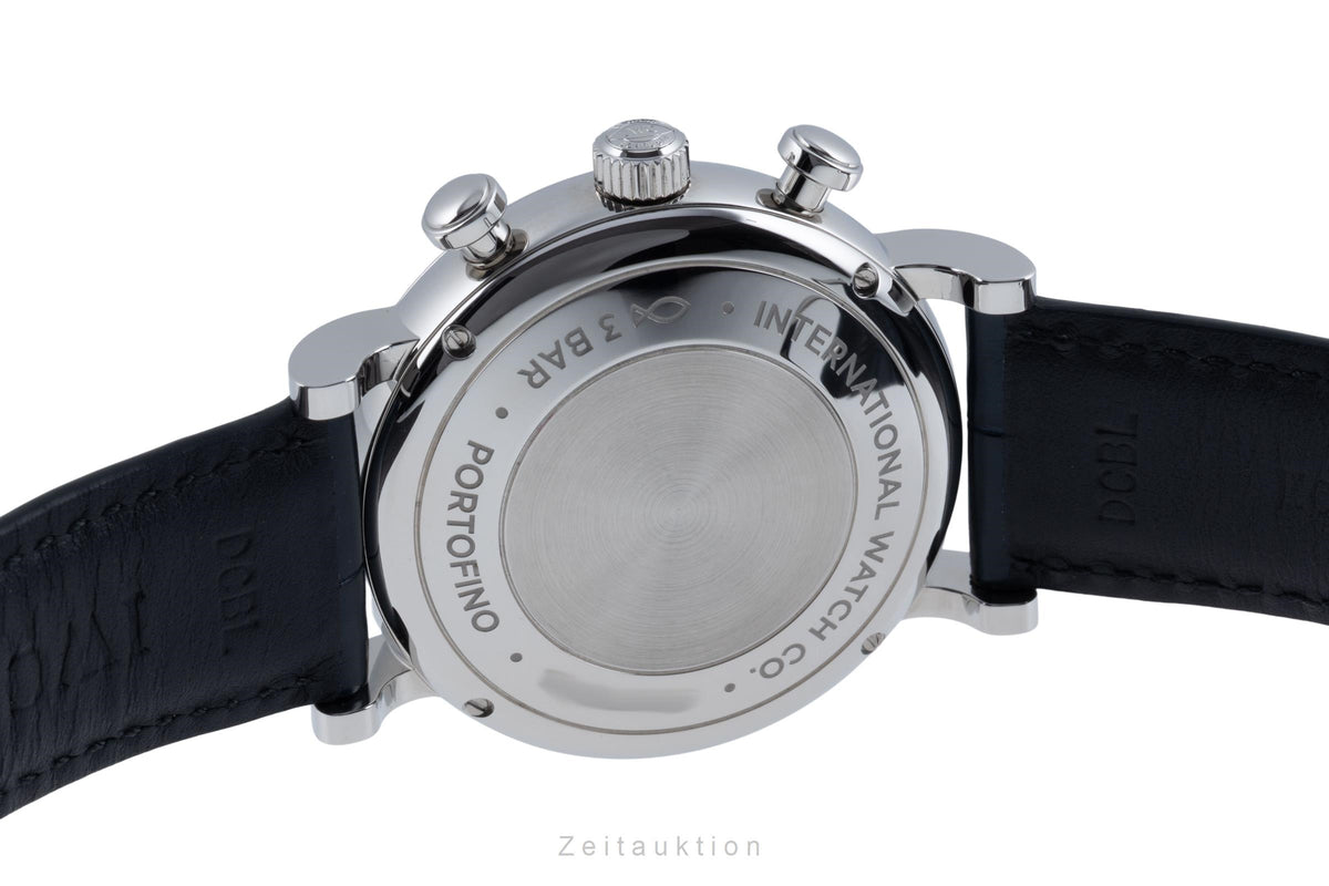 IWC Portofino chronographe acier automatique montre pour hommes IW391407 LP: 6800EUR  [2606443]